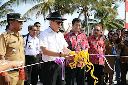 Kunjungi Miangas, Menkumham Sampaikan Terima Kasih Kepada Para Penjaga Ujung NKRI