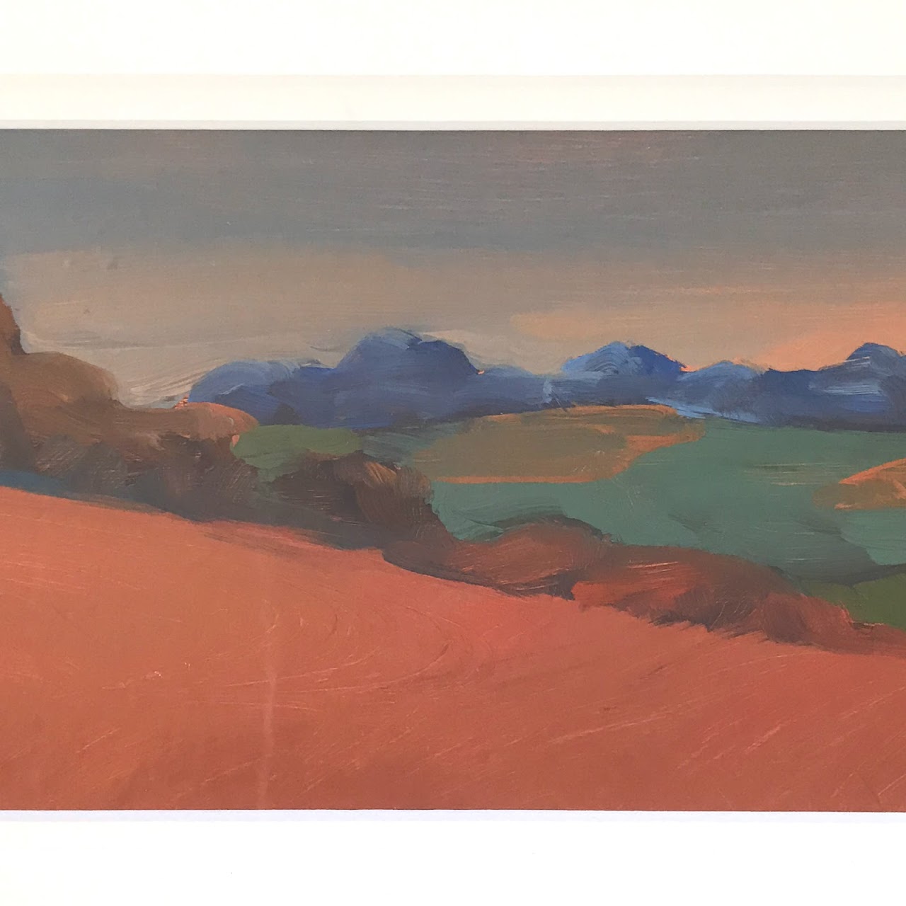 B. Ellis Signed Landscape Painting