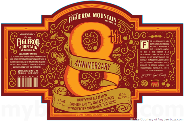 Figueroa Mountain Brewing 8th Anniversary Ale