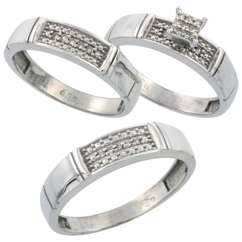 Sterling Silver 3-Piece Trio