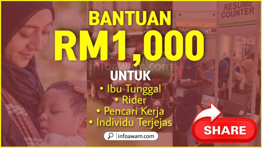 Salam kerjaya bantuan rm1000