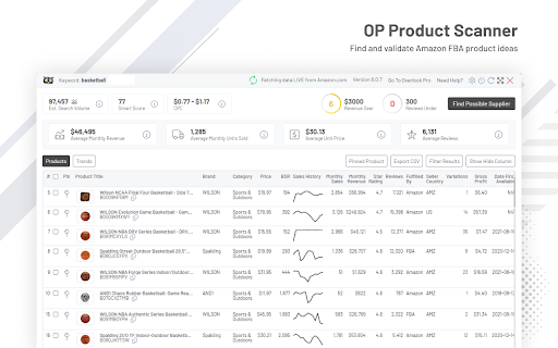 OP Product Scanner