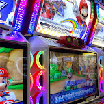 playing MarioKart DX at Club SEGA - best Mariokart game ever in Shibuya, Japan 