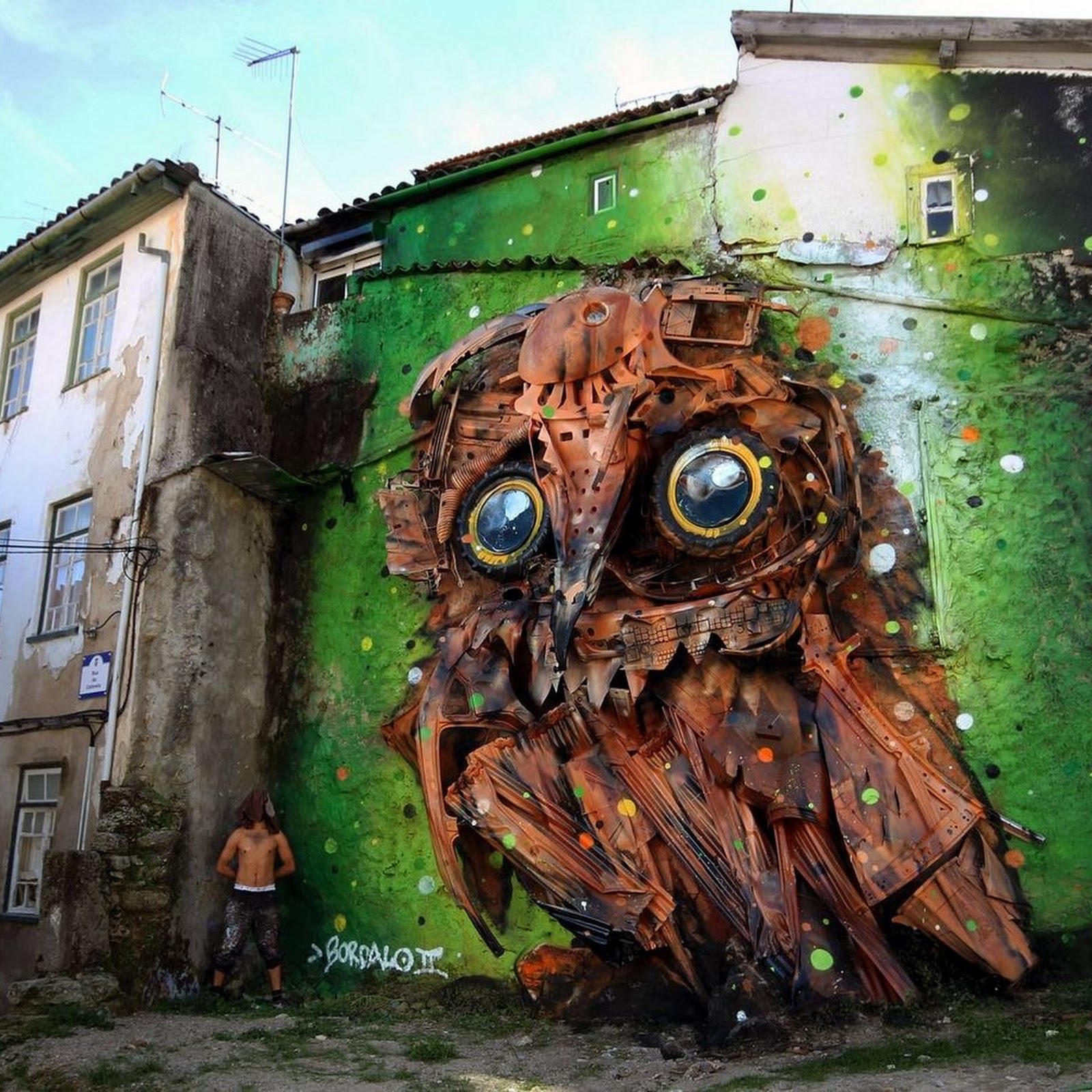 Murals From Trash by Bordalo II