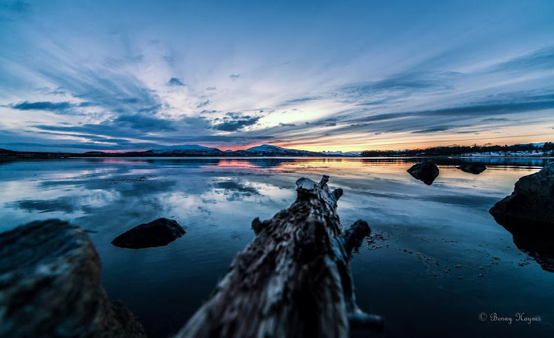 2.3. 2013 Sunset from Bogan, Sortland in vesterålen. Also the blue hour.