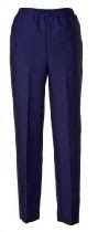 <br />Poly/Gab Slacks, Pull On, Elastic Waist For Dressing Ease, Many Sizes, Colors