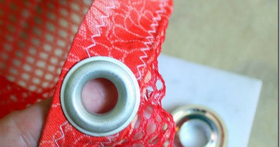 How to Easily Install a Grommet in Fabric by www.creativedish.com 