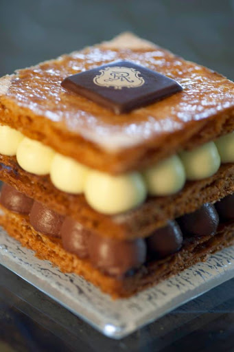 Chocolate Praline Mille-Feuilles by Glass Studio 