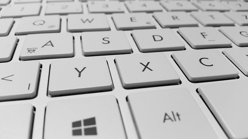 Corrija el teclado escribiendo números en lugar de letras