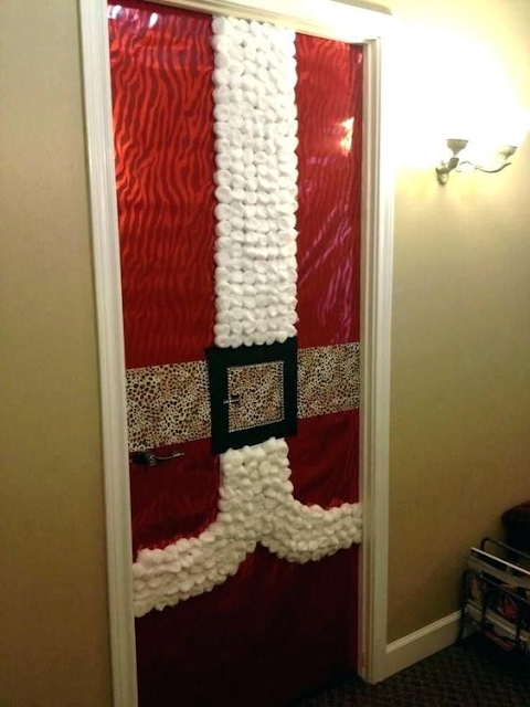 Santa Suit Door