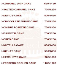 Cakefections menu 2