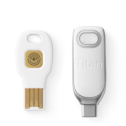 Titan Security Key - FIDO2 USB-A/USB-C + NFC