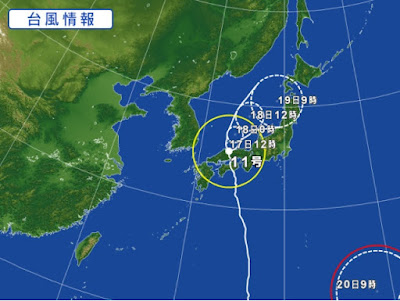 Nhật Bản chịu ảnh hưởng nặng của bão số 11