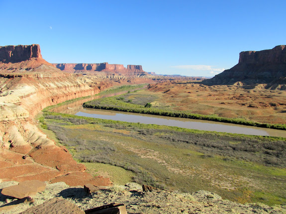 Downstream end of Fort Bottom