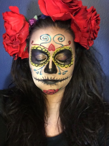 Actually Erica: Sugar Skull Makeup!