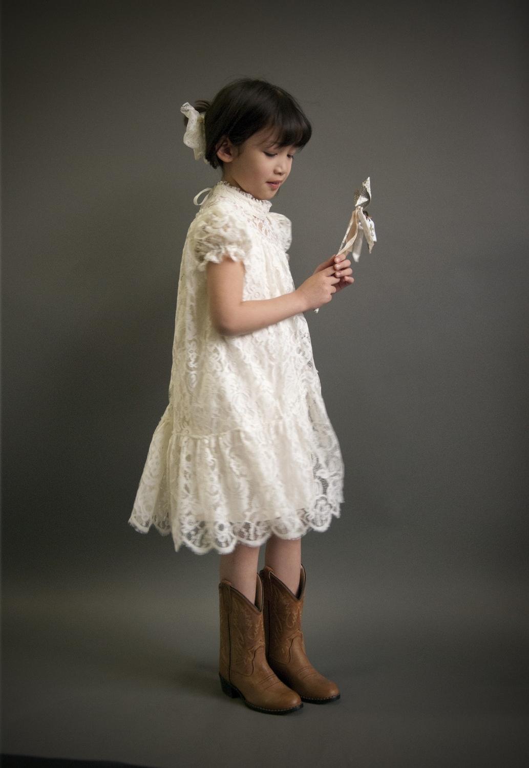 Victorian Lace Flower Girl