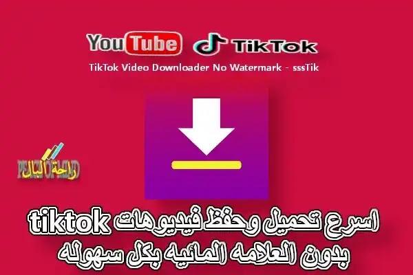 تحميل فيديوهات تيك توك بدون علامه مائية