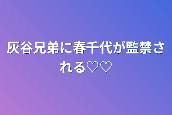 灰谷兄弟に春千代が監禁される♡♡