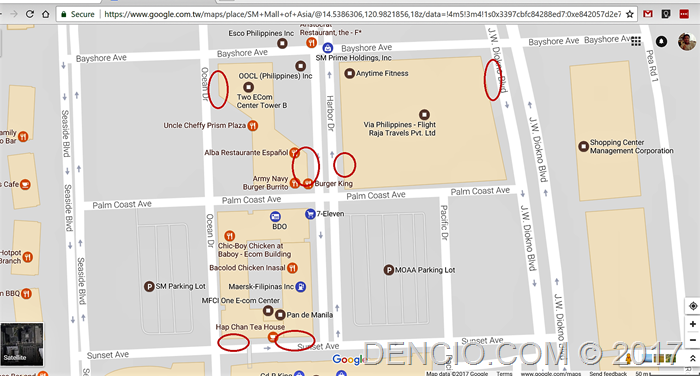 MOA ECOM Bike Parking Map