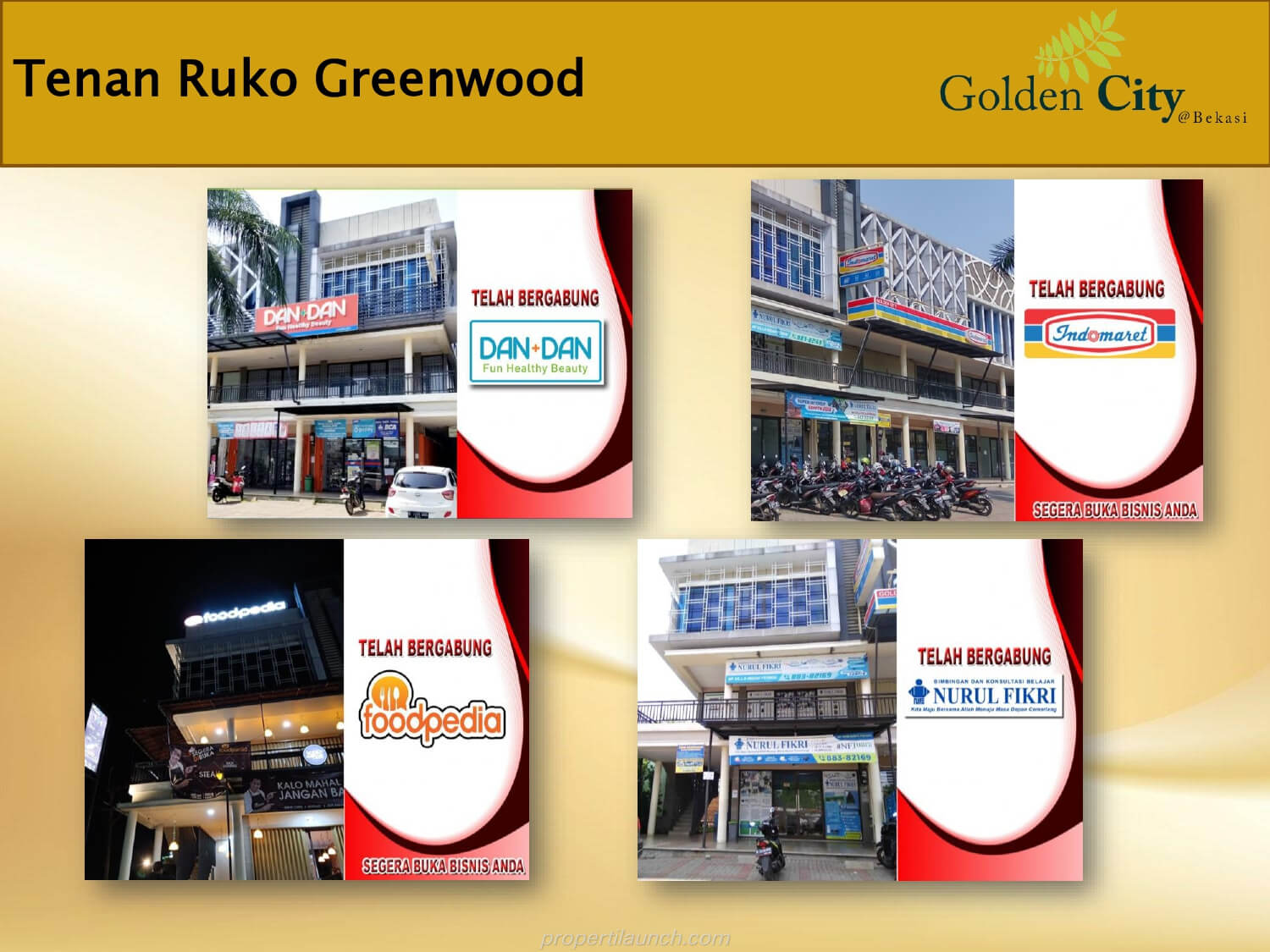 Ruko Greenwood Golden City Bekasi