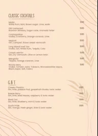 House of Boho menu 2