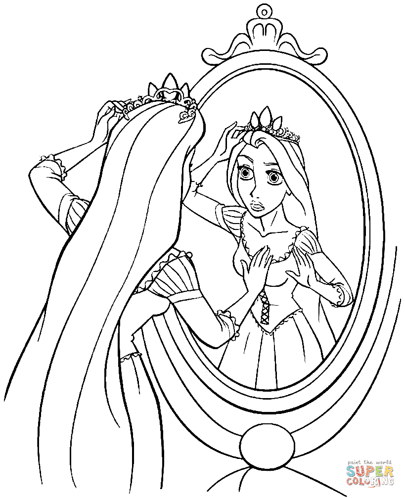 tangled coloring pages lanterns in the sky - photo #20