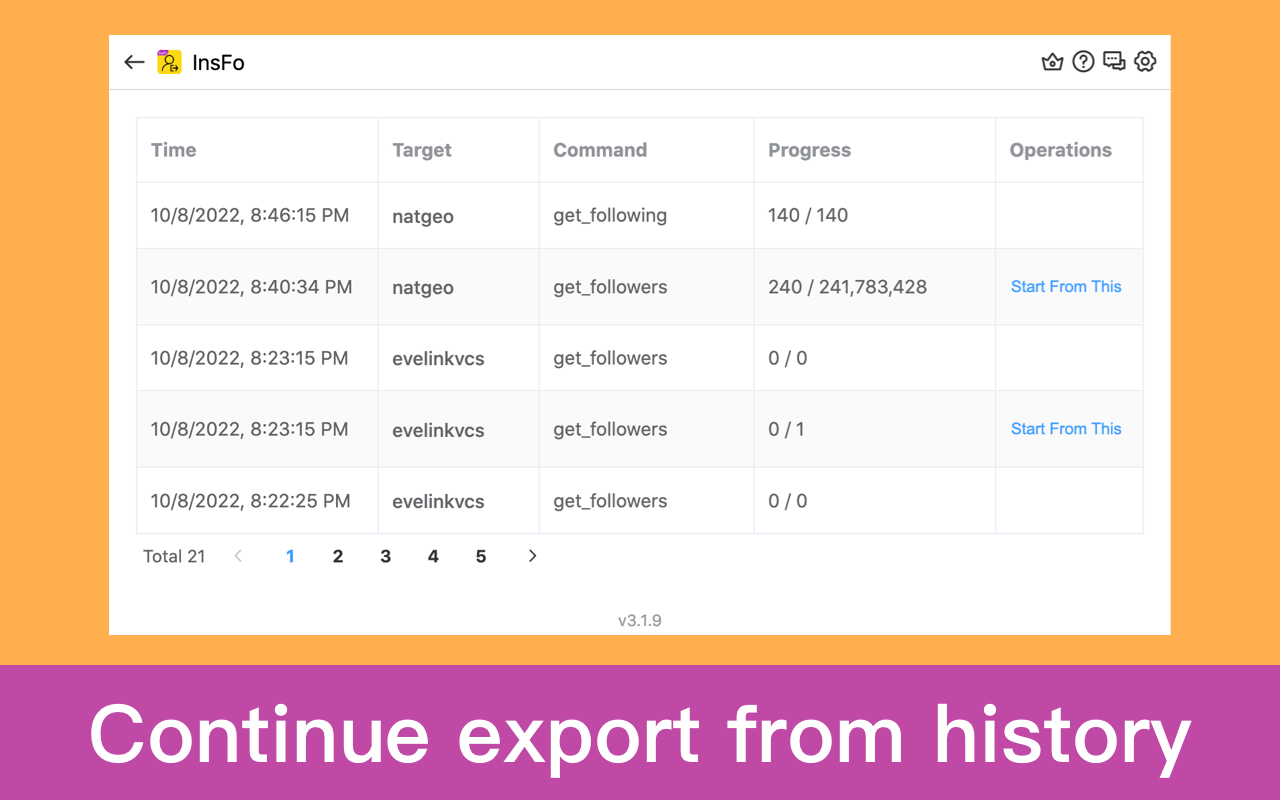 InsFo - Follower Export tool Preview image 5