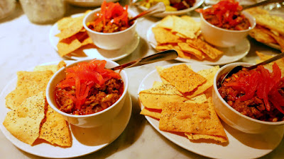 DaNet zakuski of Monkfish liver served with Everything Matzo crackers