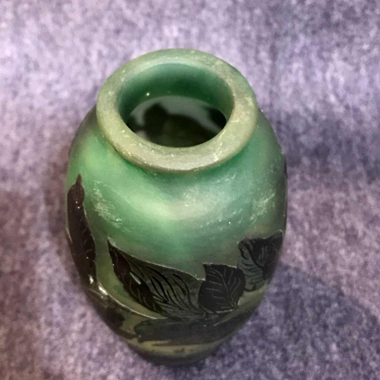 Emile Gallé Reproduction Art Glass Vase