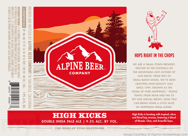 Alpine Beer Updating Pure Hoppiness, High Kicks, Duet, Bad Boy, Truck Trail & HFS