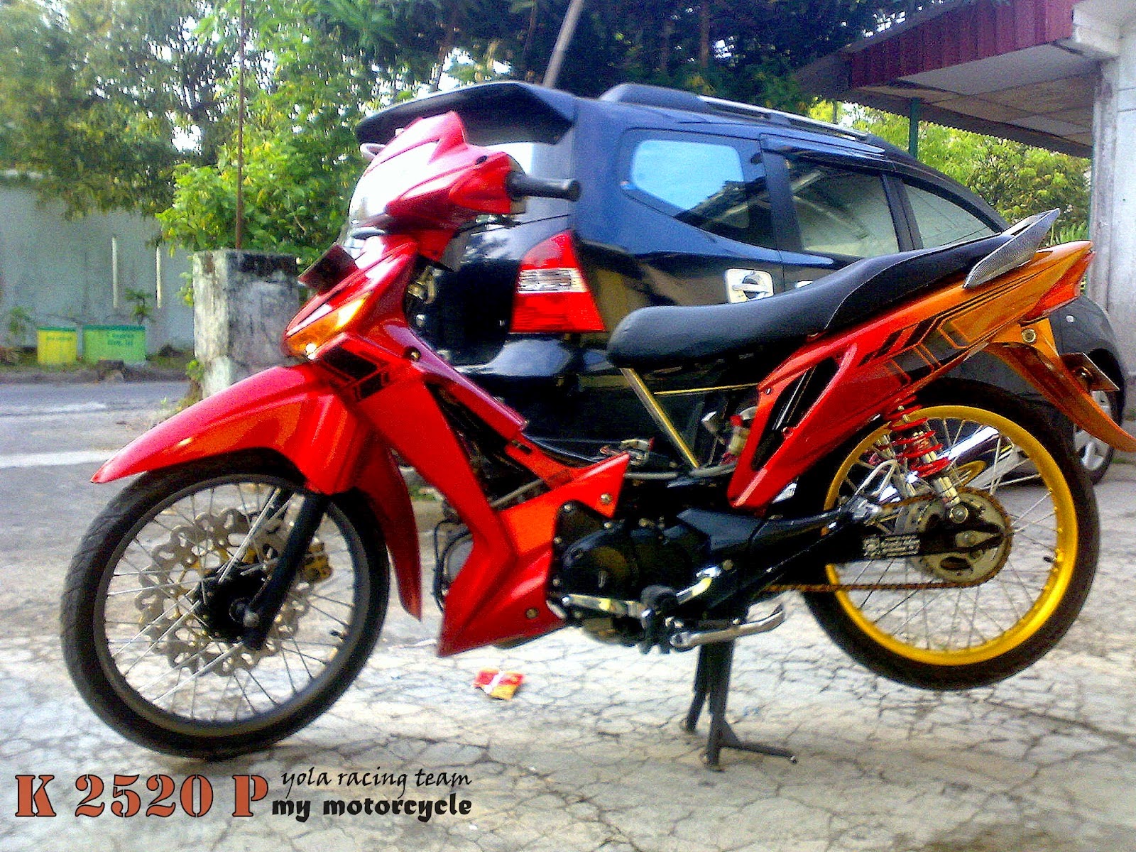 Modifikasi Motor Supra X 125 Drag