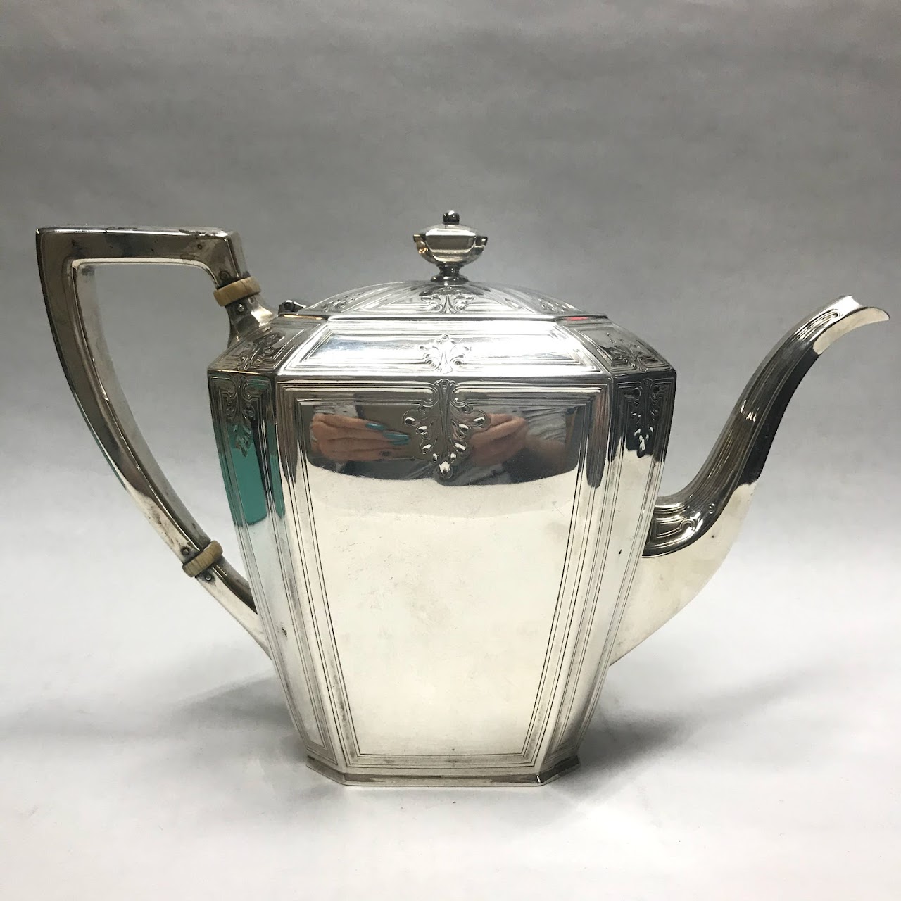 Sterling Silver 2 3/4 Pint Teapot