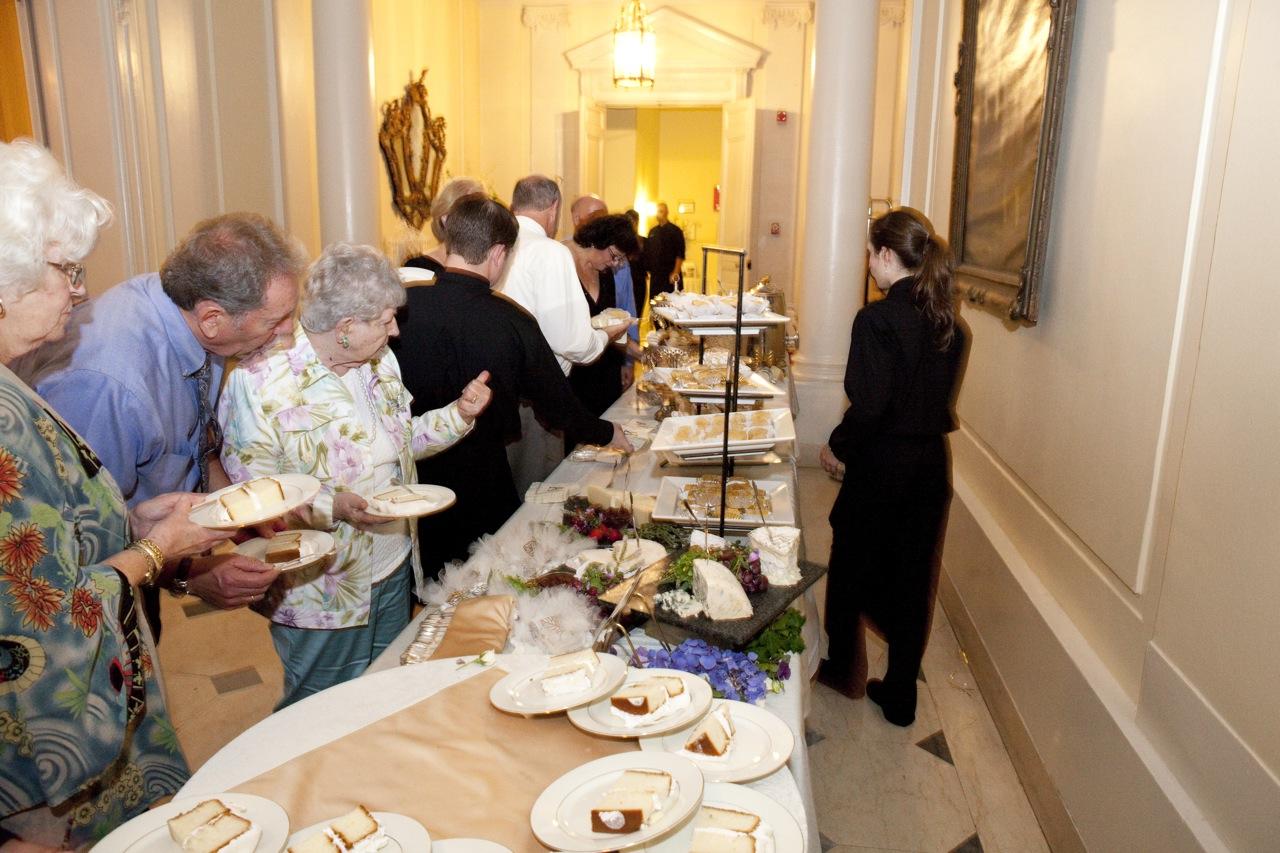 opened up the dessert bar.