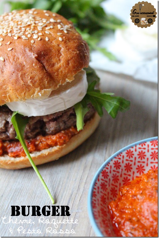 Burger Chèvre Roquette & Pesto Rosso 5