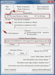 Setting Komputer Untuk Berbagi Keyboard Mouse