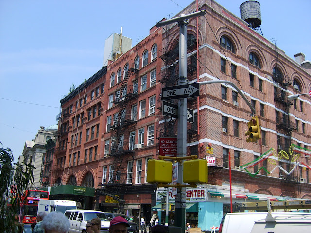 typical American architecture in Manhattan, New York City in New York City, United States 