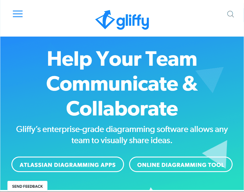 Gliffyの公式ウェブサイト|  21最高の無料VisioAlternativeOnline