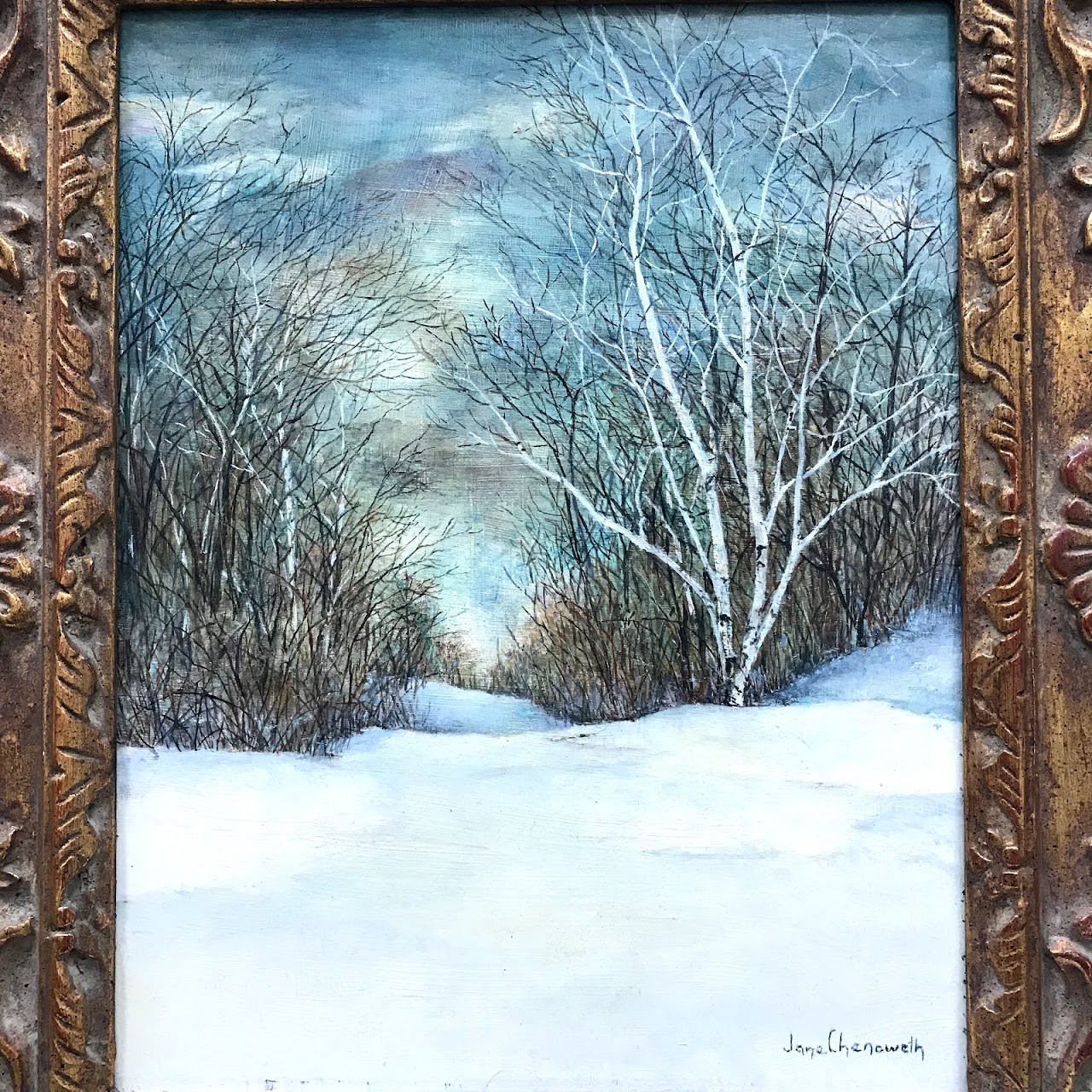 Jane Chenoweth Signed Oil Painting