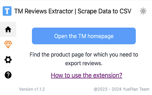 TM Reviews Extractor | Scrape Data to CSV