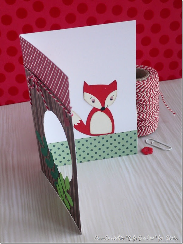 Fox card - Sizzix - Big Shot Plus - Die Cutting - by cafecreativo (2)