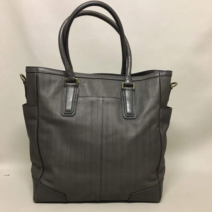 Coach Green/Grey Tote Bag