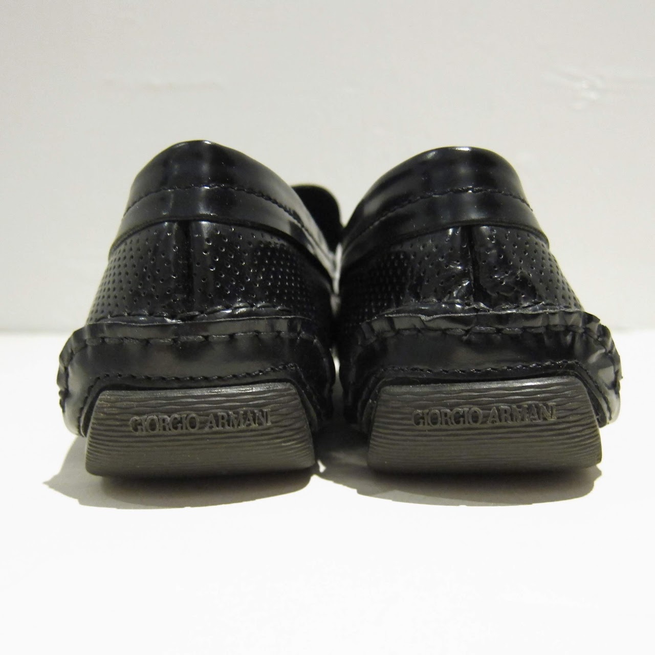 Giorgio Armani Perforated Loafers