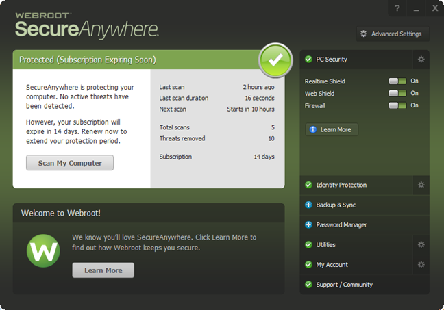 Webroot Internet Security completo