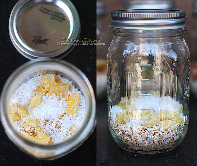 DIY Instant Oatmeal Jars | www.thepeachkitchen.com