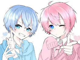 桃 青 💗💙                   「 ス マ ホ 」