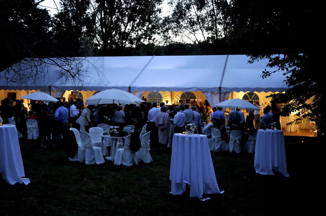 A backyard wedding in Normandy