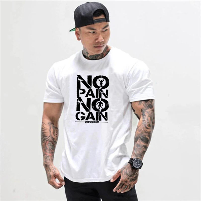 Heren workout T-shirt met korte mouwen, ronde zoom, ronde hals, slim fit training halve mouw ideaal voor fitness en sportieve activiteiten