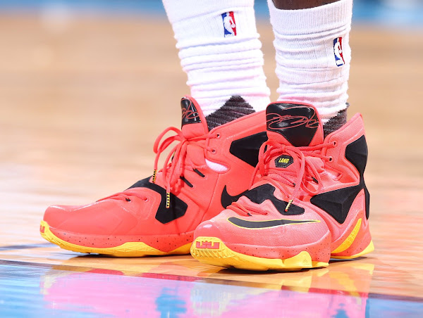 James Channels The Land with New LeBron 13 PE in Cavs Win