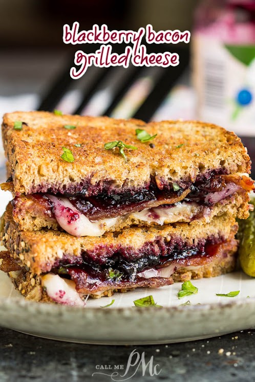 Blackberry Bacon Grilled Cheese