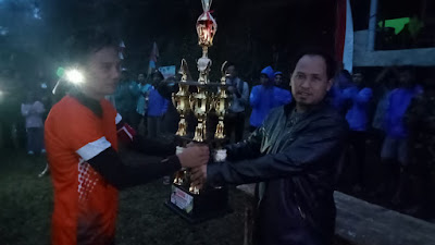 Berakhir Adu Pinalti, Penentu Juara Turnament Sepak Bola Piala Kepala Desa 2022 Cup 2